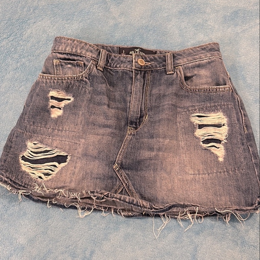 Hollister Denim Mini Skirt